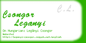 csongor leganyi business card